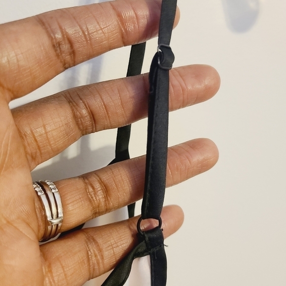 Venus | Women's Pink & White Striped Satin Feel Camisole PJ Top (US Size 2X) - Picture 7 of 9